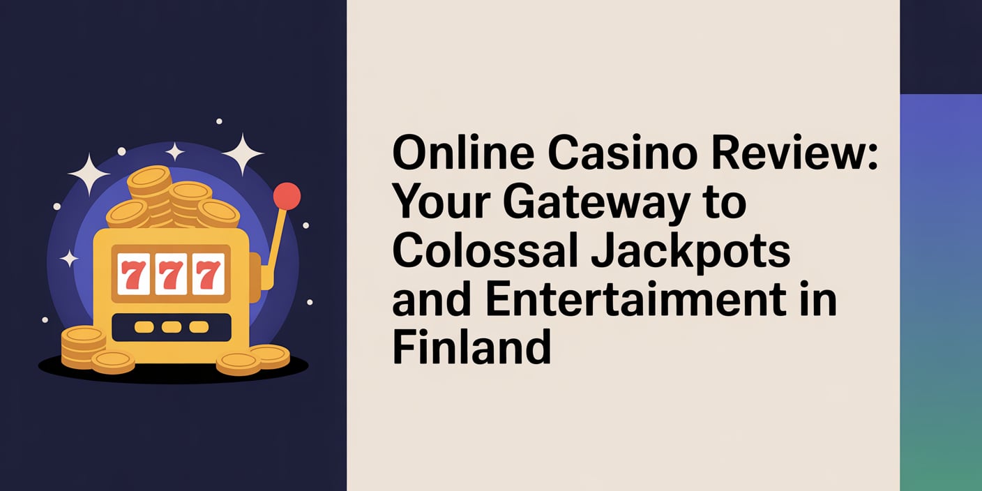 Online Casino Review: Your Gateway to Colossal Jackpots and Entertainment in Finland